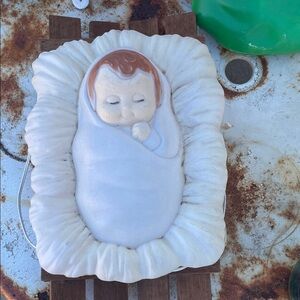 Vintage Nativity Blow Mold Set EMPIRE